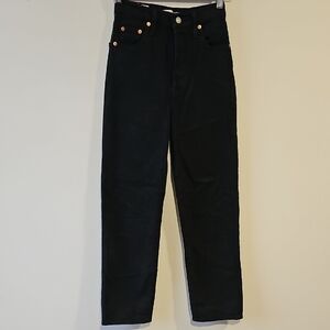 Levi's Women's 23x27 Black Ankle Jeans